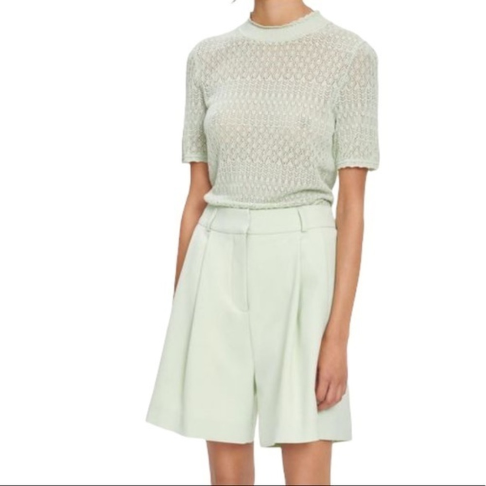 Samsøe & Samsøe NWT Samsoe Samsoe Fally Shorts Fog Green MSRP $143 - Picture 1 of 14